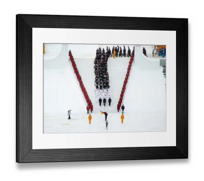 Framed Print : Innsbruck Olympics - Opening Ceremony Framed Print : Innsbruck Olympics - Opening Ceremony