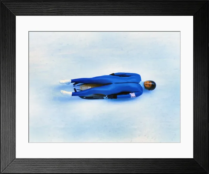 Framed Print : Innsbruck Olympics - Luge Framed Print : Innsbruck Olympics - Luge