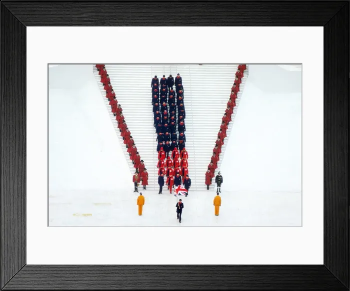 Framed Print : Innsbruck Olympics - Opening Ceremony Framed Print : Innsbruck Olympics - Opening Ceremony