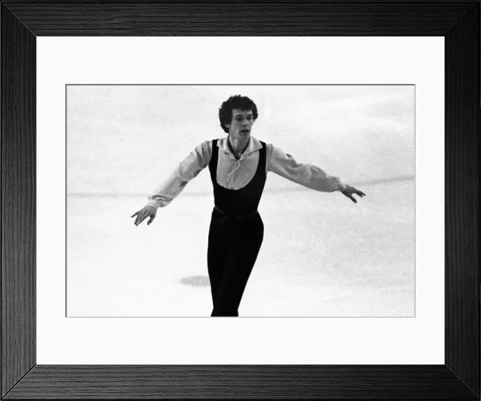 Framed Print : Innsbruck Olympics - Figure Skating Framed Print : Innsbruck Olympics - Figure Skating