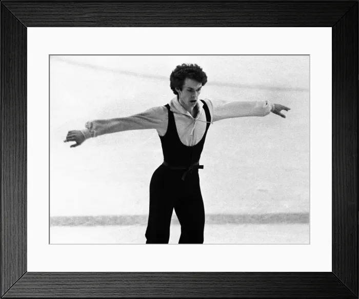 Framed Print : Innsbruck Olympics - Figure Skating Framed Print : Innsbruck Olympics - Figure Skating