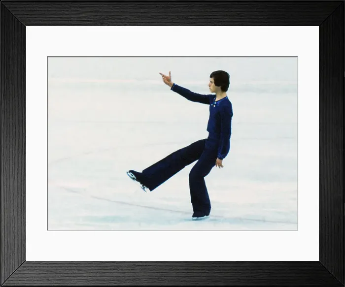 Framed Print : Innsbruck Olympics - Figure Skating Framed Print : Innsbruck Olympics - Figure Skating