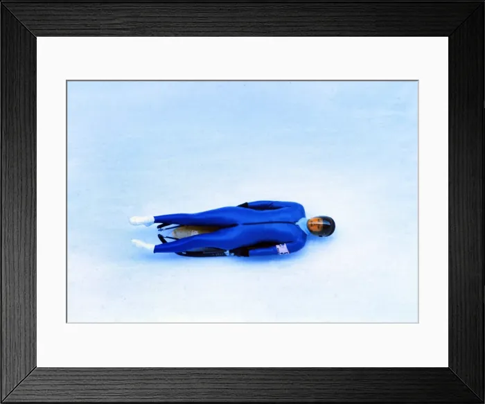Framed Print : Innsbruck Olympics - Luge Framed Print : Innsbruck Olympics - Luge