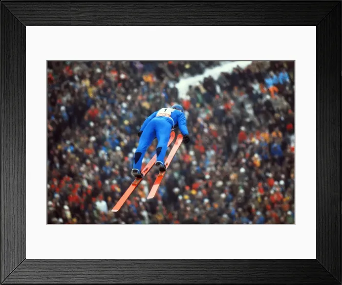 Framed Print : Innsbruck Olympics - Ski Jumping Framed Print : Innsbruck Olympics - Ski Jumping
