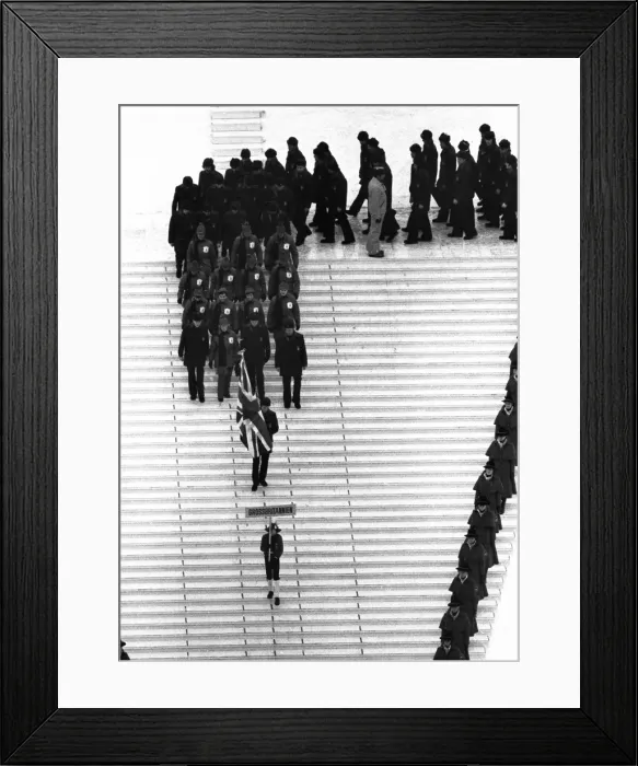 Framed Print : Innsbruck Olympics - Opening Ceremony Framed Print : Innsbruck Olympics - Opening Ceremony