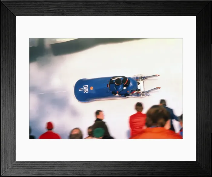 Framed Print : Innsbruck Olympics - Bobsleigh Framed Print : Innsbruck Olympics - Bobsleigh