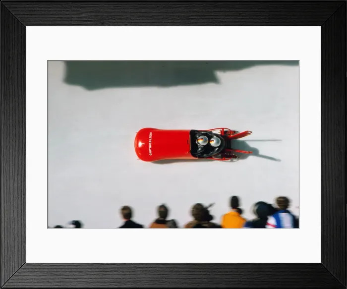 Framed Print : Innsbruck Olympics - Bobsleigh Framed Print : Innsbruck Olympics - Bobsleigh