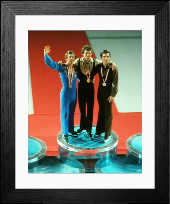 Framed Print : Innsbruck Olympics - Figure Skating Framed Print : Innsbruck Olympics - Figure Skating