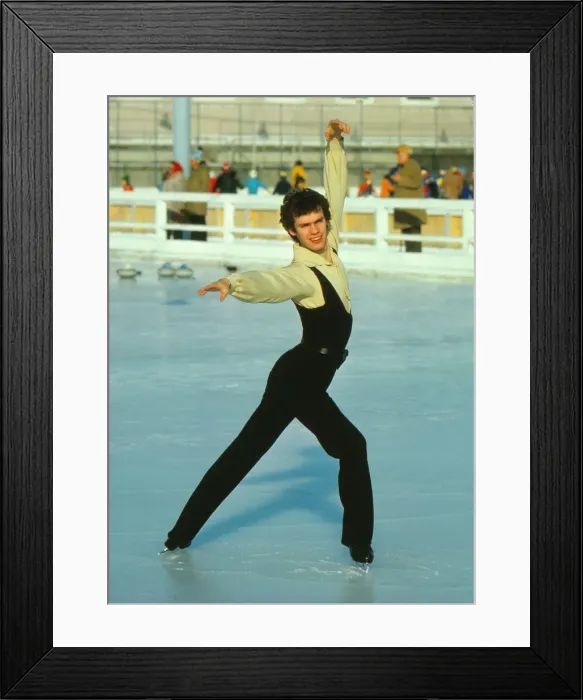 Framed Print : Innsbruck Olympics - Figure Skating Framed Print : Innsbruck Olympics - Figure Skating