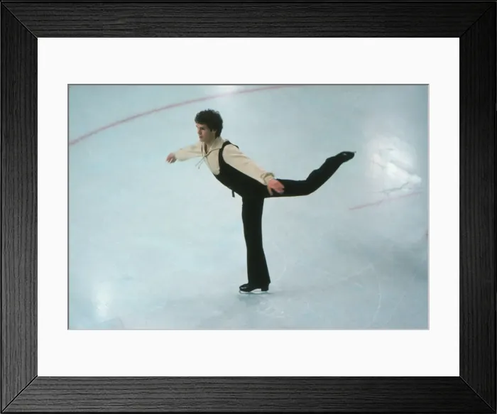 Framed Print : Innsbruck Olympics - Figure Skating Framed Print : Innsbruck Olympics - Figure Skating