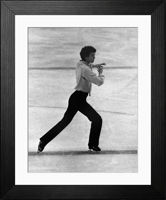 Framed Print : Innsbruck Olympics - Figure Skating Framed Print : Innsbruck Olympics - Figure Skating