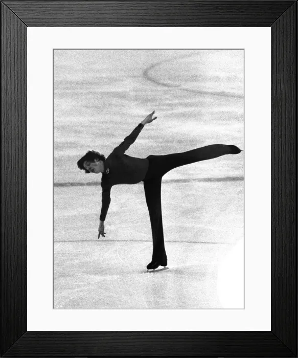 Framed Print : Innsbruck Olympics - Figure Skating Framed Print : Innsbruck Olympics - Figure Skating