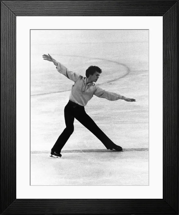 Framed Print : Innsbruck Olympics - Figure Skating Framed Print : Innsbruck Olympics - Figure Skating