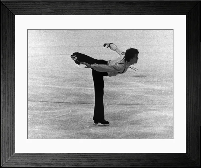 Framed Print : Innsbruck Olympics - Figure Skating Framed Print : Innsbruck Olympics - Figure Skating