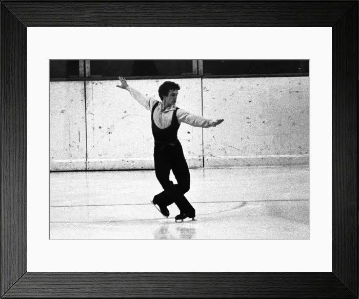 Framed Print : Innsbruck Olympics - Figure Skating Framed Print : Innsbruck Olympics - Figure Skating
