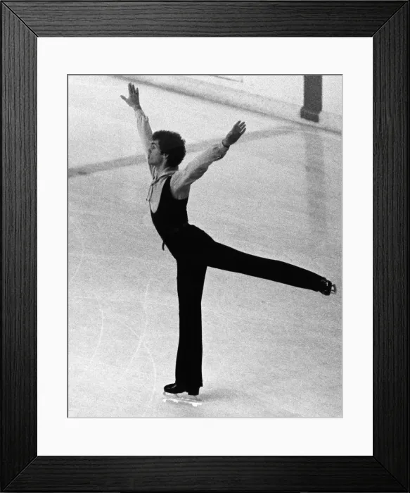 Framed Print : Innsbruck Olympics - Figure Skating Framed Print : Innsbruck Olympics - Figure Skating