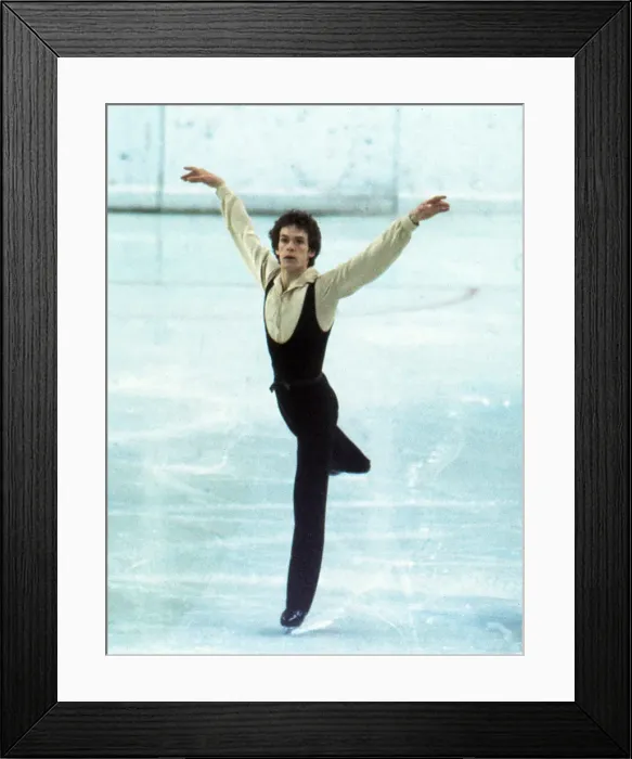 Framed Print : Innsbruck Olympics - Figure Skating Framed Print : Innsbruck Olympics - Figure Skating