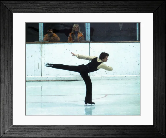 Framed Print : Innsbruck Olympics - Figure Skating Framed Print : Innsbruck Olympics - Figure Skating