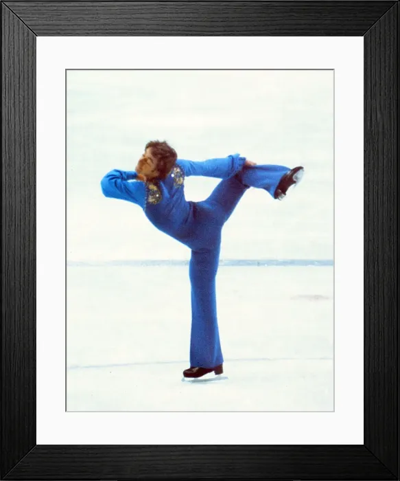 Framed Print : Innsbruck Olympics - Figure Skating Framed Print : Innsbruck Olympics - Figure Skating