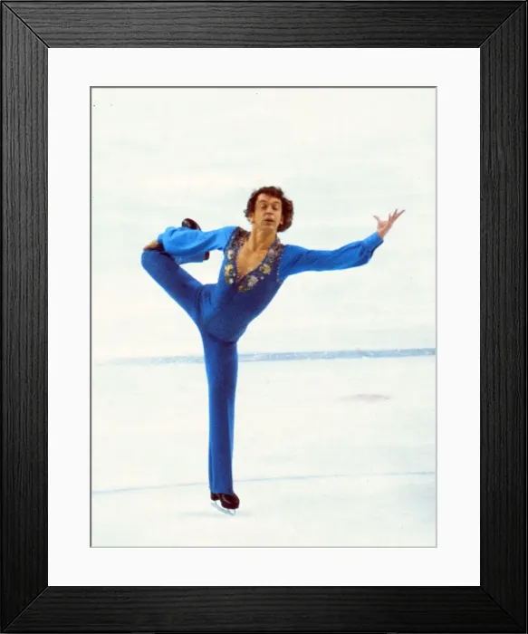 Framed Print : Innsbruck Olympics - Figure Skating Framed Print : Innsbruck Olympics - Figure Skating