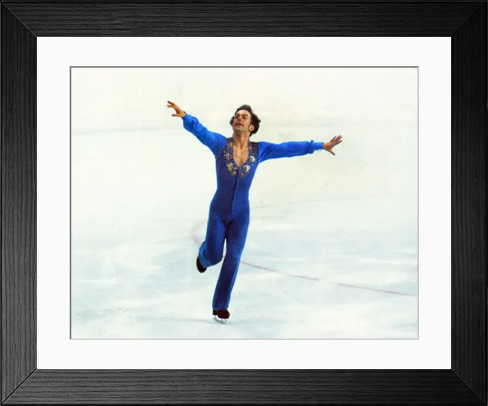 Framed Print : Innsbruck Olympics - Figure Skating Framed Print : Innsbruck Olympics - Figure Skating
