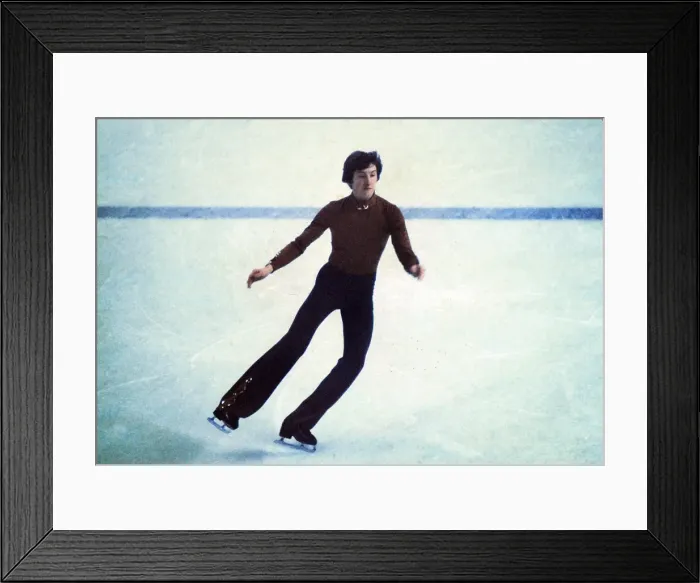 Framed Print : Innsbruck Olympics - Figure Skating Framed Print : Innsbruck Olympics - Figure Skating