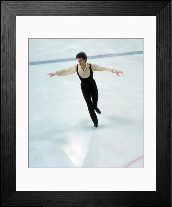Framed Print : Innsbruck Olympics - Figure Skating Framed Print : Innsbruck Olympics - Figure Skating