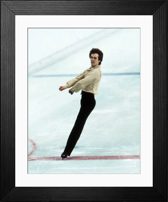Framed Print : Innsbruck Olympics - Figure Skating Framed Print : Innsbruck Olympics - Figure Skating