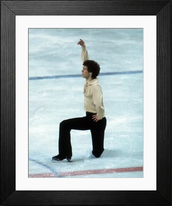 Framed Print : Innsbruck Olympics - Figure Skating Framed Print : Innsbruck Olympics - Figure Skating