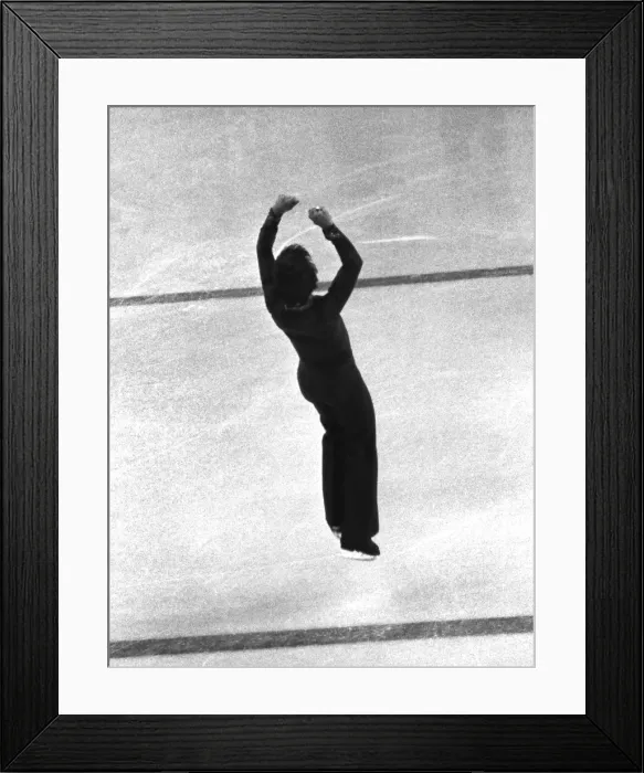 Framed Print : Innsbruck Olympics - Figure Skating Framed Print : Innsbruck Olympics - Figure Skating