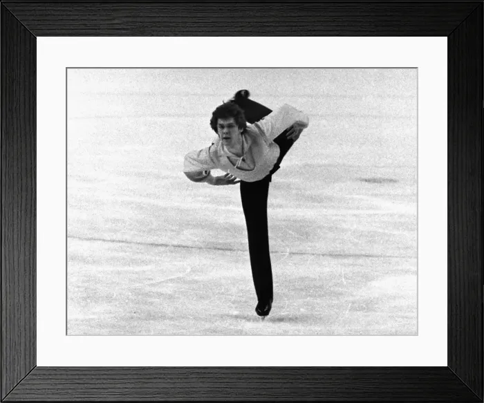 Framed Print : Innsbruck Olympics - Figure Skating Framed Print : Innsbruck Olympics - Figure Skating