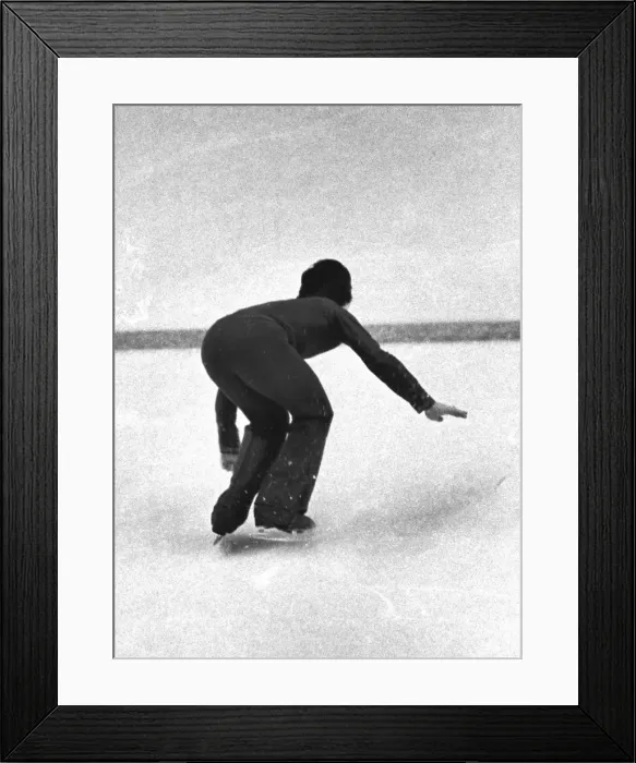 Framed Print : Innsbruck Olympics - Figure Skating Framed Print : Innsbruck Olympics - Figure Skating