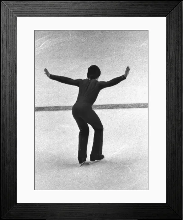 Framed Print : Innsbruck Olympics - Figure Skating Framed Print : Innsbruck Olympics - Figure Skating