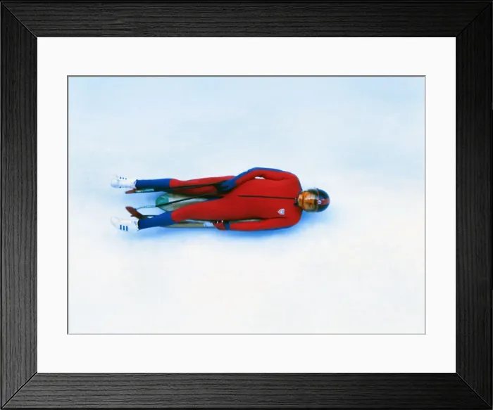 Framed Print : Innsbruck Olympics - Luge Framed Print : Innsbruck Olympics - Luge