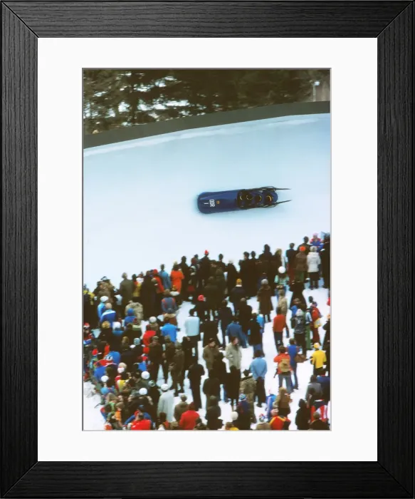 Framed Print : Innsbruck Olympics - Bobsleigh Framed Print : Innsbruck Olympics - Bobsleigh
