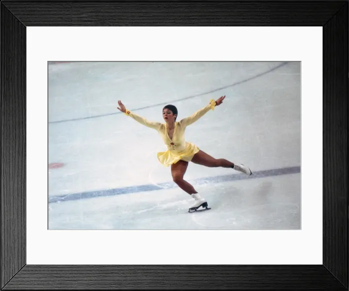 Framed Print : Innsbruck Olympics - Figure Skating Framed Print : Innsbruck Olympics - Figure Skating