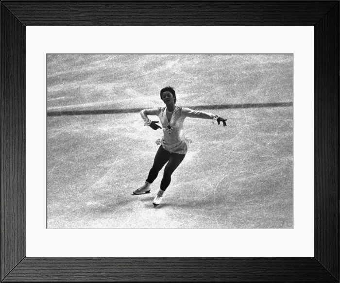 Framed Print : Innsbruck Olympics - Figure Skating Framed Print : Innsbruck Olympics - Figure Skating
