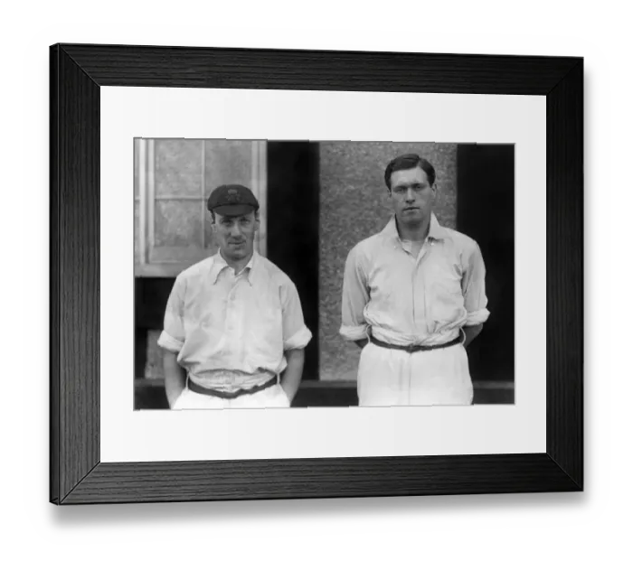 Framed Print : Ben Blomley & Jas Tyldesley - Lancashire C. C. C Framed Print : Ben Blomley & Jas Tyldesley - Lancashire C. C. C