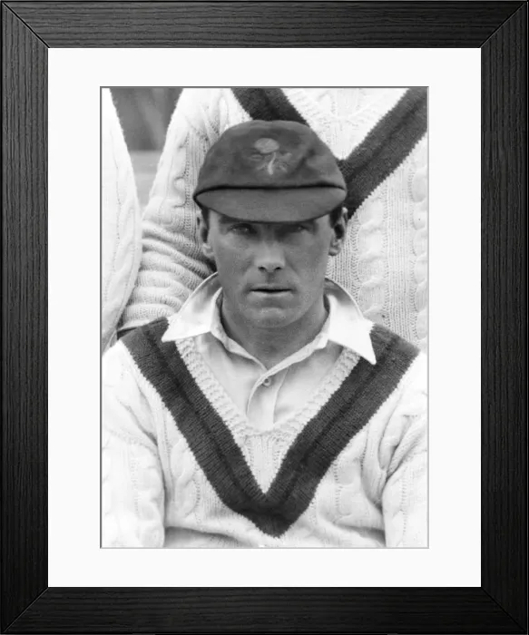Framed Print : Charlie Hallows - Lancashire C. C. C Framed Print : Charlie Hallows - Lancashire C. C. C