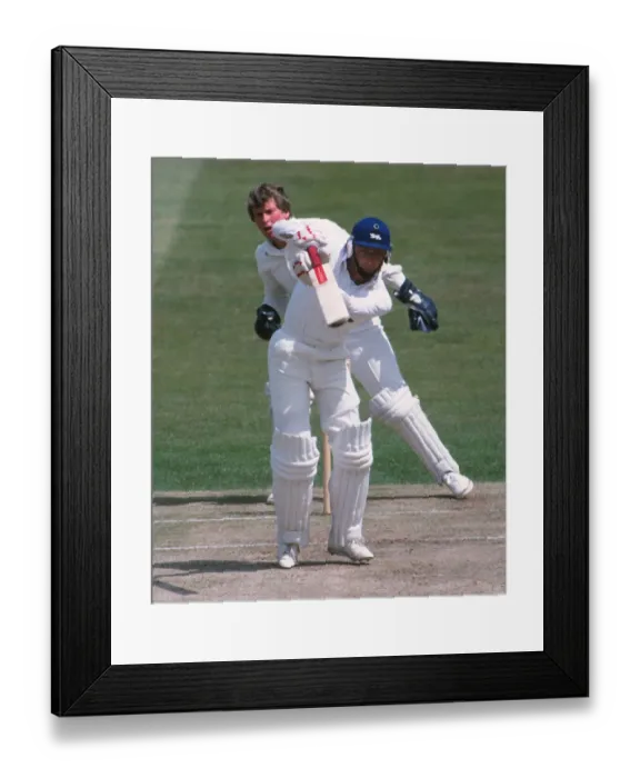 Framed Print : 83CWC: Eng lst NZ 2wkts Framed Print : 83CWC: Eng lst NZ 2wkts