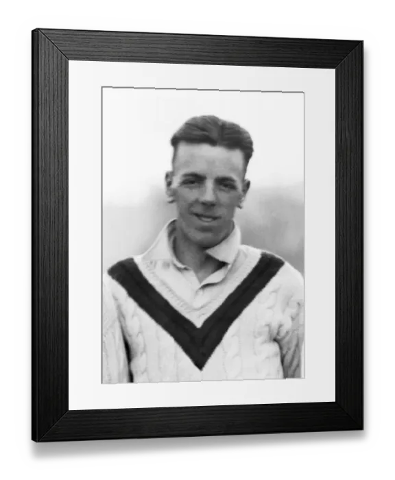 Framed Print : Len Hopwood - Lancashire C. C. C Framed Print : Len Hopwood - Lancashire C. C. C