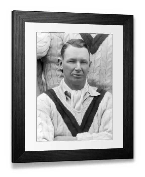 Framed Print : Len Green - Lancashire C. C. C Framed Print : Len Green - Lancashire C. C. C