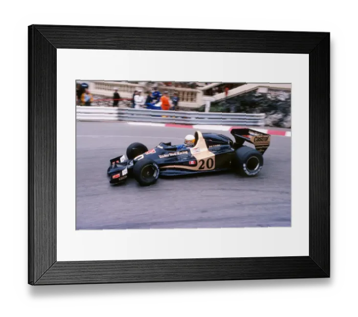 Framed Print : Jody Scheckter - 1978 Monaco Grand Prix