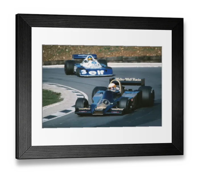 Framed Print : Jody Scheckter - 1977 Race of Champions
