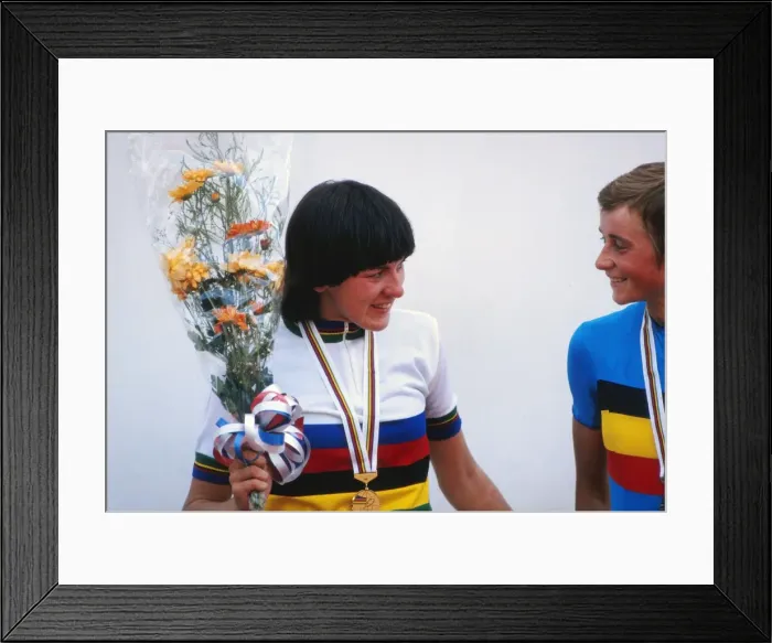 Framed Print : Mandy Jones - 1982 UCI Road World Championships Framed Print : Mandy Jones - 1982 UCI Road World Championships