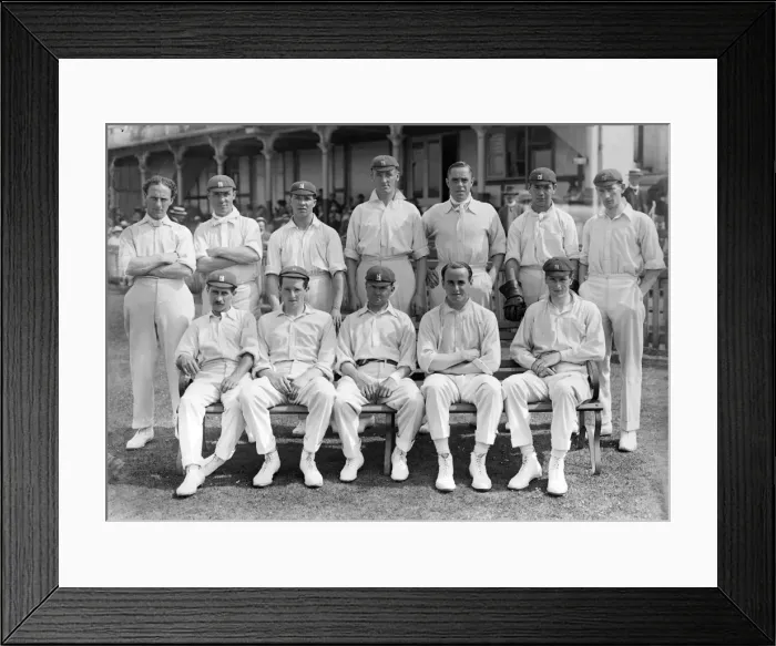 Framed Print : Warwickshire C. C. C. - 1914 Framed Print : Warwickshire C. C. C. - 1914