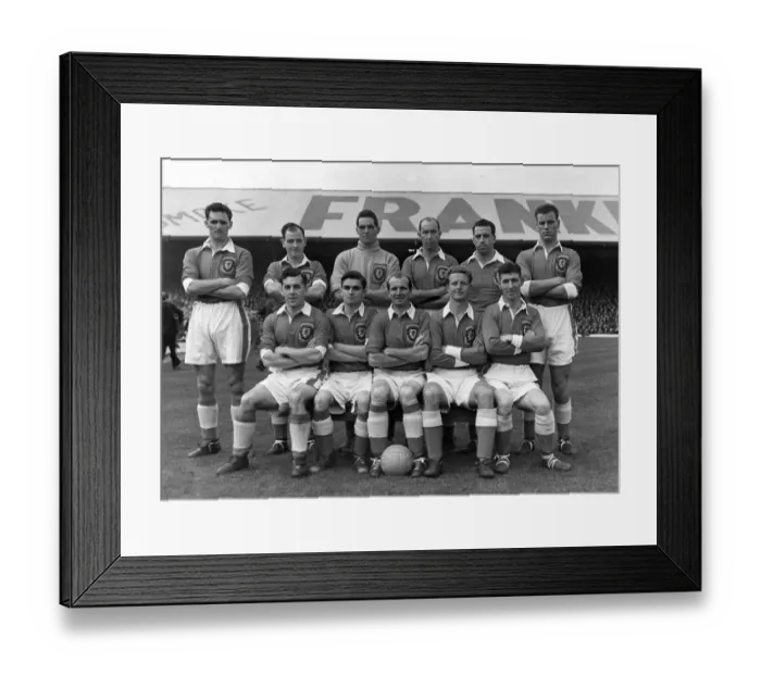 Framed Print : Wales - 1953 / 54 British Home Championship Framed Print : Wales - 1953 / 54 British Home Championship