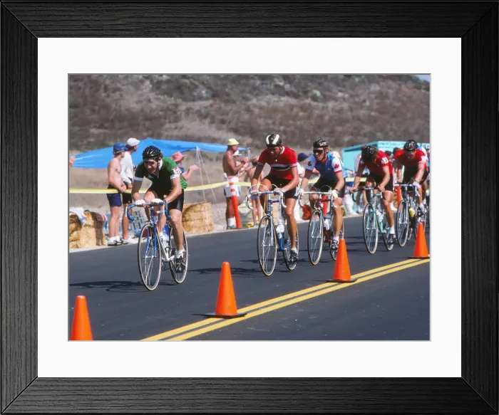 Framed Print : Los Angeles Olympics - Cycling Framed Print : Los Angeles Olympics - Cycling
