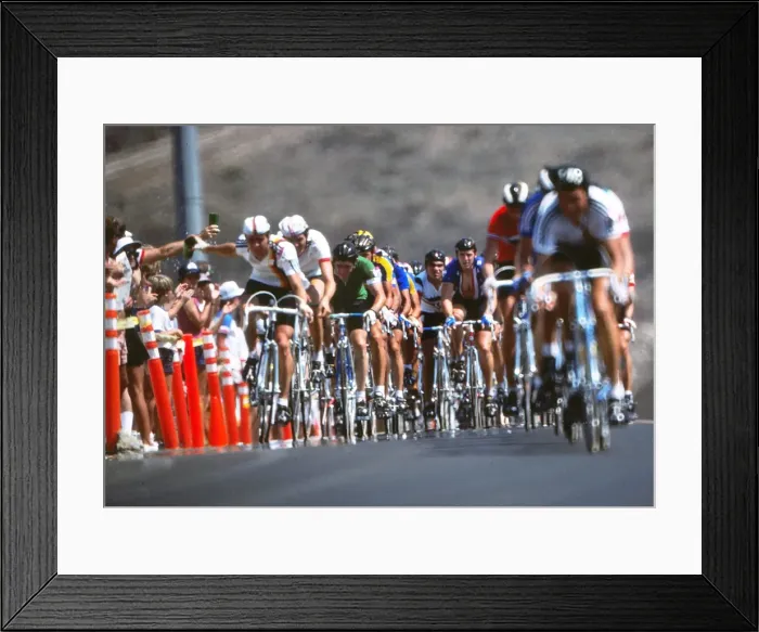 Framed Print : Los Angeles Olympics - Cycling Framed Print : Los Angeles Olympics - Cycling