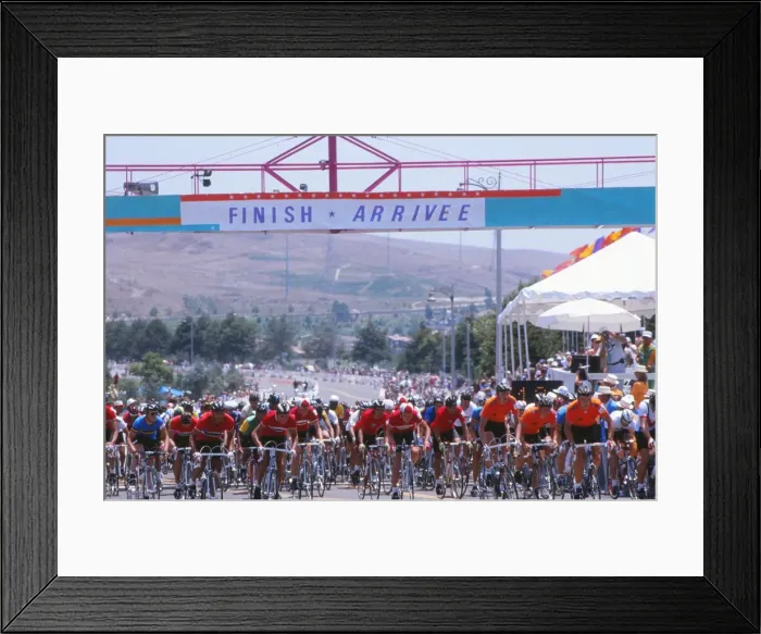 Framed Print : Los Angeles Olympics - Cycling Framed Print : Los Angeles Olympics - Cycling